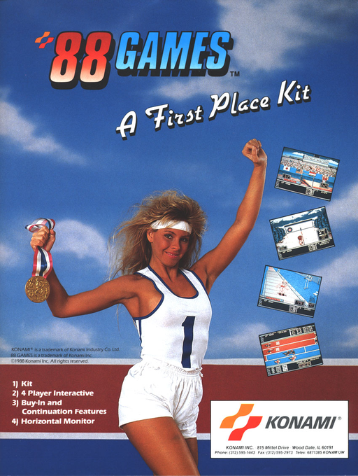 Konami '88 Arcade Game Cover
